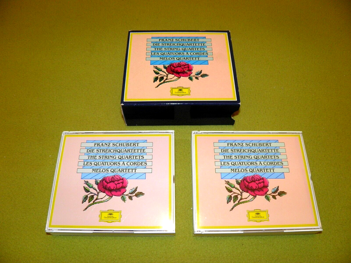 Schubert - The String Quartets - Melos Quartett DGG 6xCD Box Full