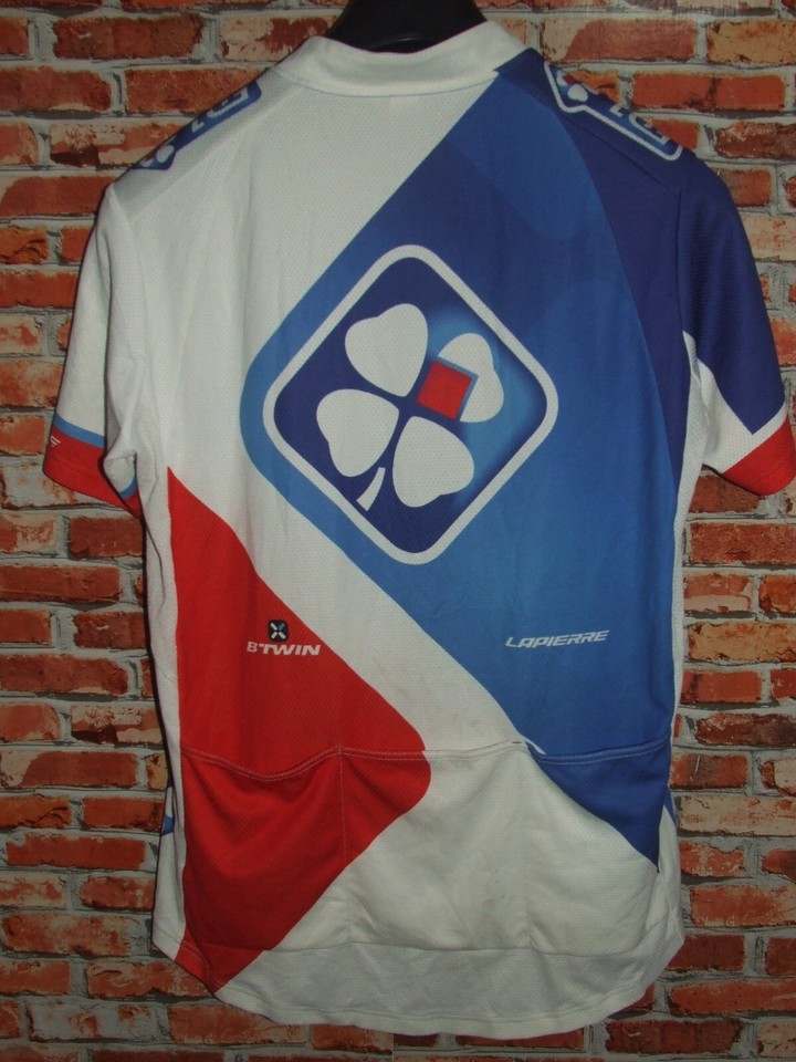 Maillot Cycliste NALINI Française Des Jeux 2003 - Blanc Taille XL - TRES BON ETAT