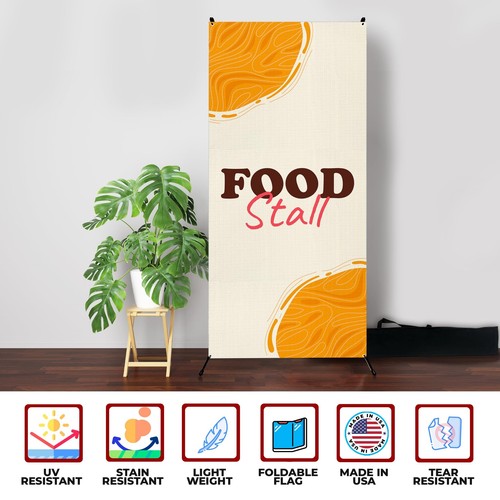 Soporte ajustable para cartel de eventos X Banner | Soporte resistente a los rayos UV y al agua con cubierta - Imagen 53 de 101