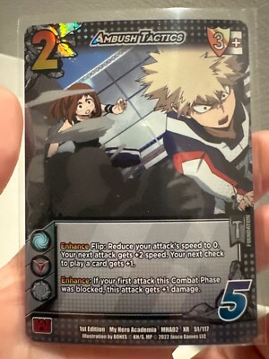 Ambush Tactics XR 51/117 1st edition My Hero Academia NM 1119#197