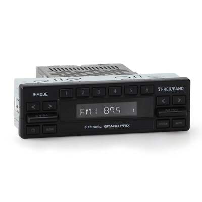 RetroSound Grand Prix Motor 2 Bluetooth Radio FM AM 1980's Classic Car Stereo