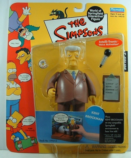 KENT BROCKMAN, The Simpsons World of Springfield Interactive Figure (2001) Ser 5 | eBay