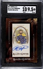 2017 Topps Allen & Ginter Lyle Thompson Framed Mini Auto Rookie RC SGC 9.5/10