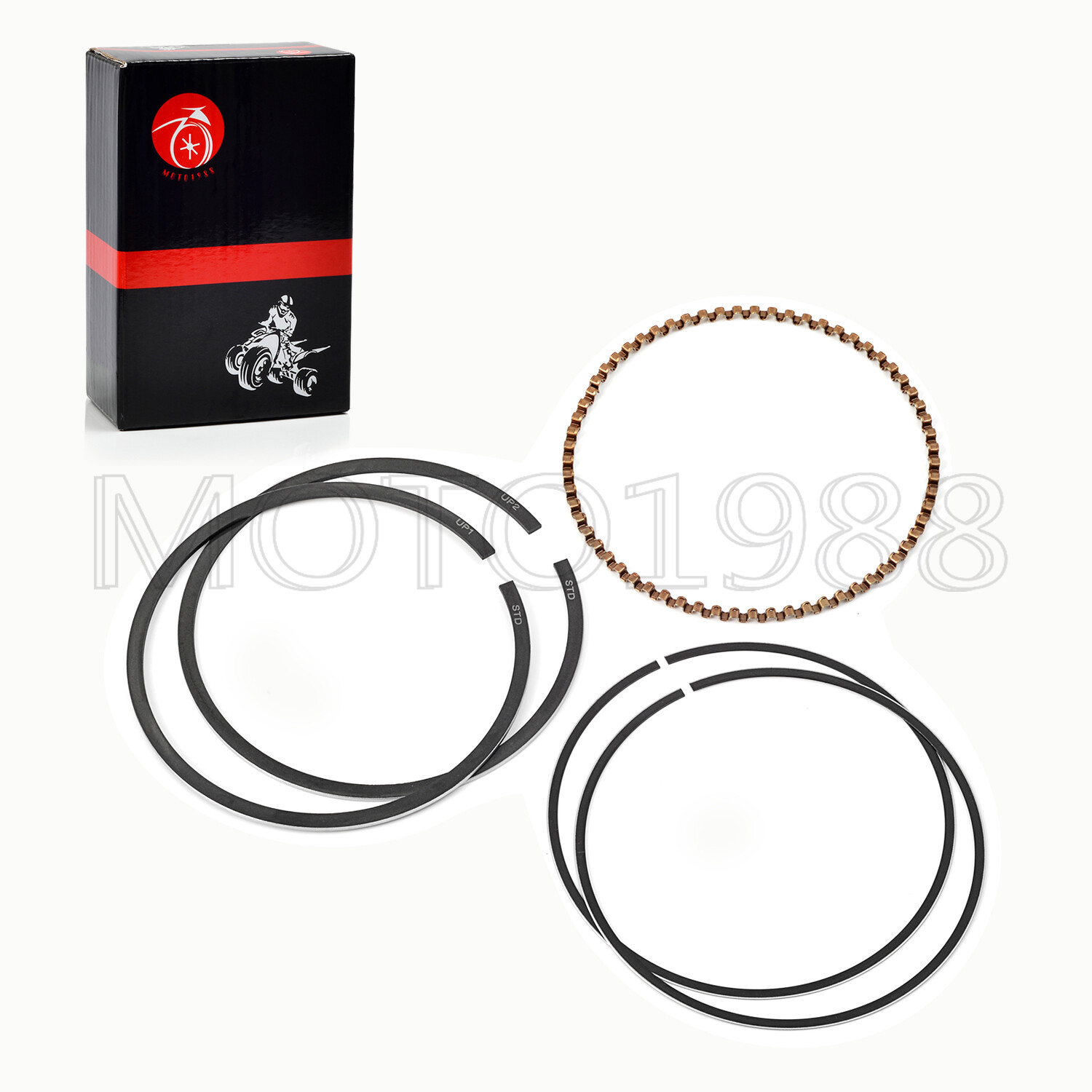 For Yamaha G21 G22 G28 Gas Golf Cart Piston Ring Set Standard Bore JR7