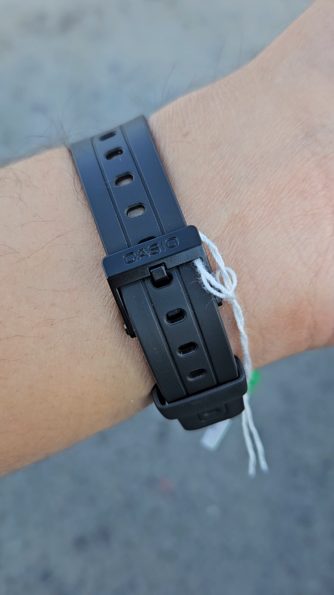 Custom Modded Casio F-91WB with Green Dial Display – Classic Retro