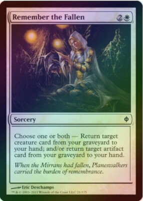 1 x Remember the Fallen - Foil - NPH - LP - Magic The Gathering - MTG - QXQ01