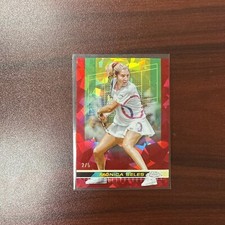 2024 Topps Chrome Tennis Monica Seles Red Sapphire Refractor 2/5 SSP #159