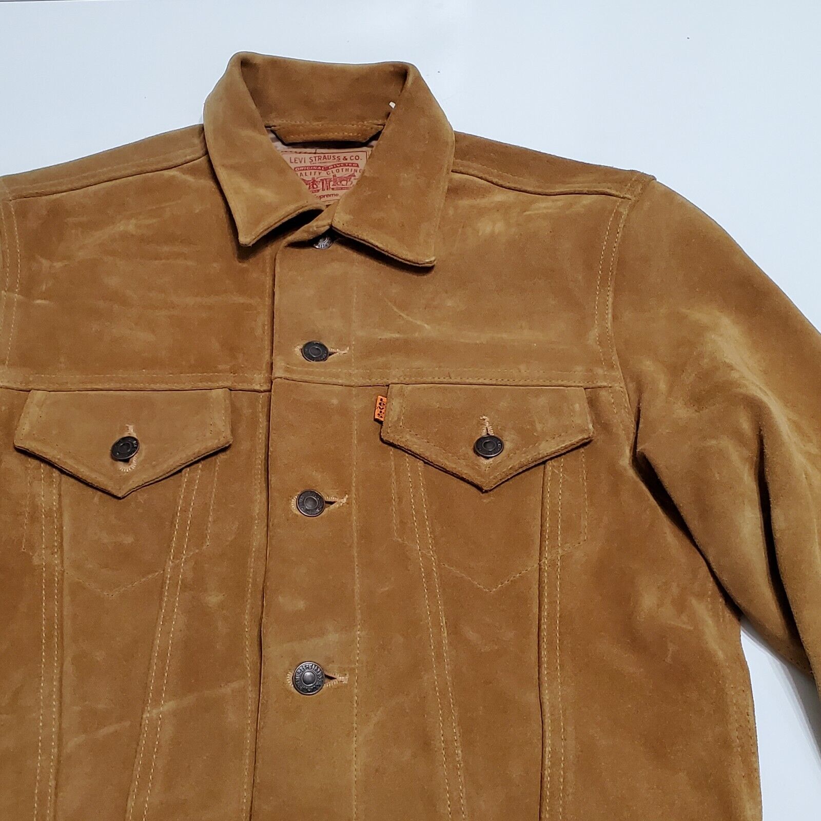 Supreme Levi´s Leather Trucker Jacket-