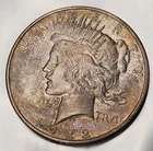 1922 D Peace Silver Dollar Us Mint Coin Denver UNC TONED VAM 2AF Die Breaks