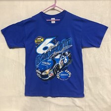 VTG NASCAR T-Shirt Mark Martin 6 Viagra Racing Double Sided Gildan Mens Sz XL