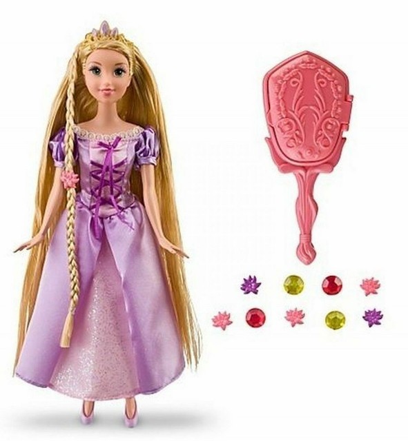 Disney Princess Tangled Grow Style Rapunzel Doll W Hair That