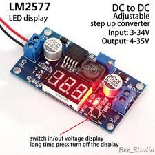 LED DC-DC Digital Boost Step-up Voltage Converter 5V 9V 12V 15V 18V 24V 32V 3A