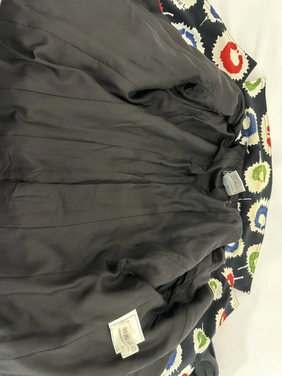 CHANEL Set Giacca Gonna Camelia COCO Logo Nero Bottone Marca Coco 97S P09018