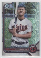 2022 Bowman Chrome Prospects Mega Box Mojo Refractor Bryan Acuna Acuña 11rg