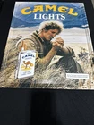 Vintage 1983 Camel Cigarettes Lights Embossed Tin Sign 17.5x 21.5” R.J. Reynolds