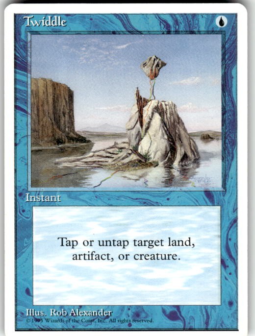 Twiddle Common Fourth Edition Magic: The Gathering Lightly Played