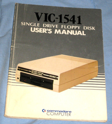 VIC 1541 Single Drive Floppy Disk BENUTZERHANDBUCH - Commodore Computer 1982 (U7)