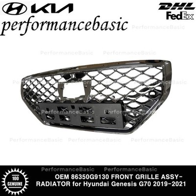 OEM 86350G9130 FRONT GRILLE ASSY-RADIATOR for Hyundai Genesis G70 2019-2021