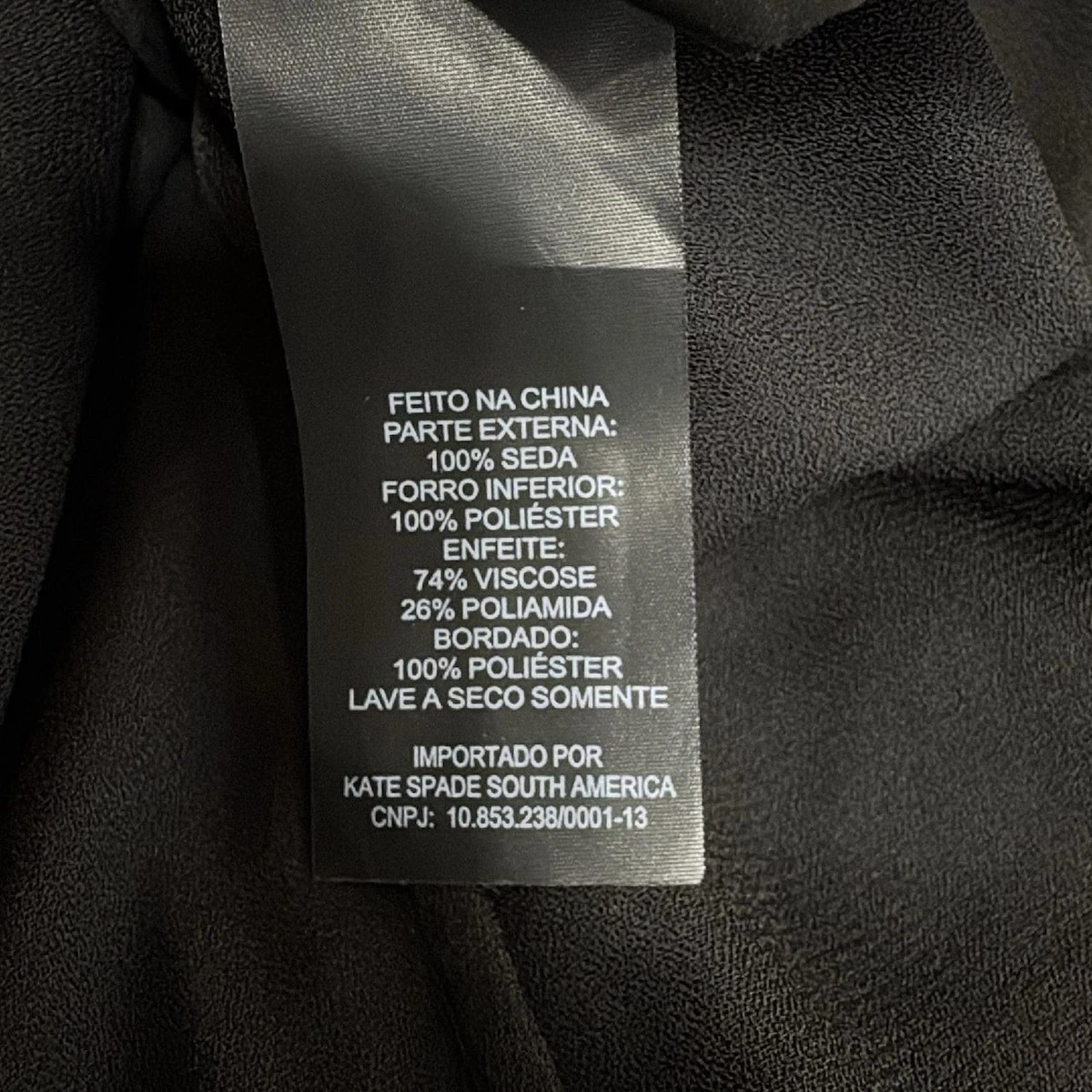 Auth Kate Spade Abito da donna multi nero rosa