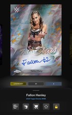 Topps WWE Slam Fallon Henley🌟Legendary 25cc Orange Future Stars{DIGITAL CHROME}