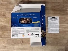 PlayStation Vita Borderlands 2 Limited Edition Box ONLY + Game Insert (Expired)