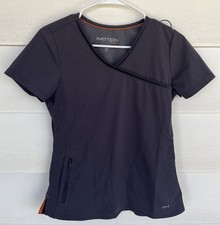 Women's XS Gray Motion By Barco Scrub Top