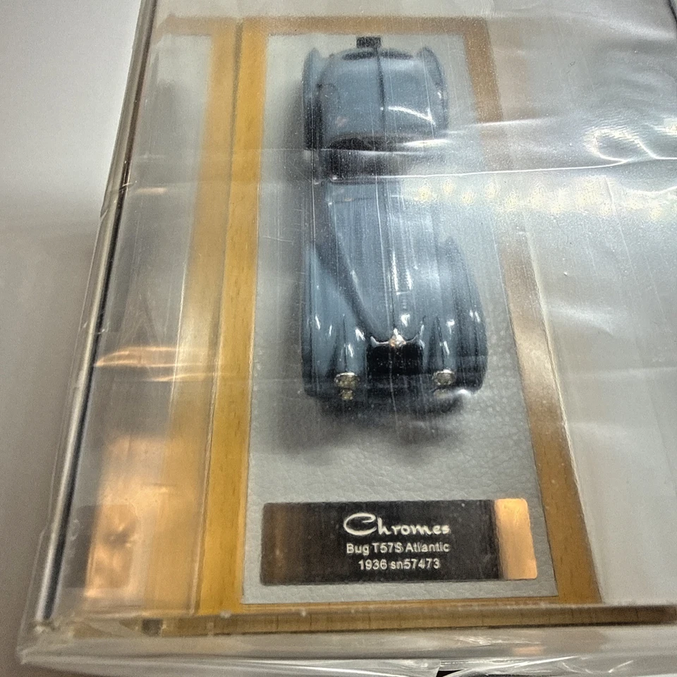 Ilario Chromes 1:43 Chro066 Bugatti T57S Atlantic Grey 1936 Limited 1/100 Foto 4 de 4