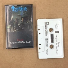 TYRANT Cassette Tape 80s METAL BLADE ENIGMA LEGIONS OF THE DEAD ORIGINAL RELEASE