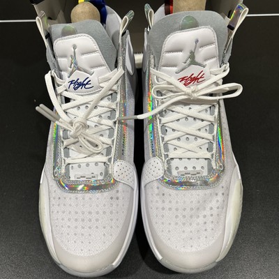 Nike Jordan 34 XXXIV Unite White Silver Metallic AR3240-101 Size