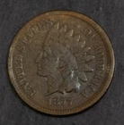 1877 Indian Cent Fine Cleaned Lot 4841