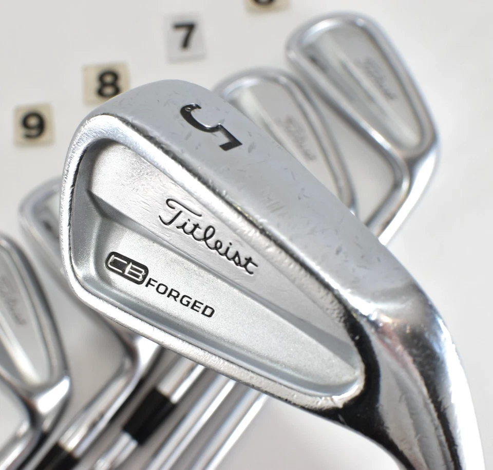 Titleist 712 CB Forged 6p 5-6-7-8-9-Pw RH Golf Club Iron Set NSPRO 950GH Stiff - Image 3 of 4
