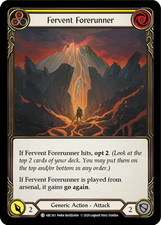 Fervent Forerunner (Yellow) [U-ARC183] (Arcane Rising Unlimited)  Unlimited Rai