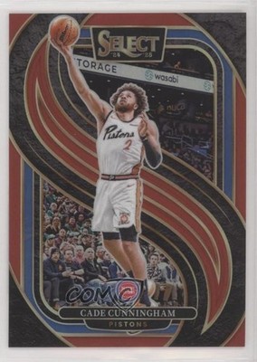 2024-25 Panini Select Premier Level Red Prizm 181/199 Cade Cunningham #164 1aj
