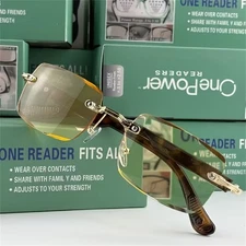 1Pairs Auto Focus Reading Glasses for Presbyopia, Unisex 2.0-2.5D Clear Vision