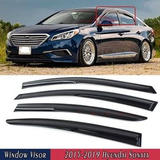 For Hyundai Sonata 2015-2019 Window Vent Visor Sun Shade Rain Deflector Guards For Hyundai Sonata 2015-2019 Window Vent Visor Sun Shade Rain Deflector Guards