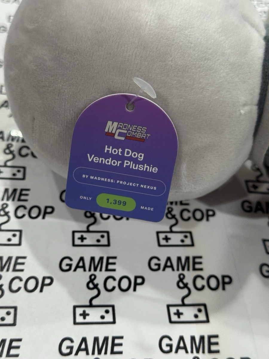 Makeship Hot Dog Vendor Plushie By MADNESS: Project Nexus Plush