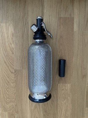Isi Soda Siphon 0,85L Edelstahl Sodamaker Neu Unbenutzt Vintage mit OVP