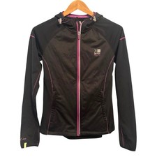 Karrimor Xlite Reflective Running Full Zip Hooded Jacket Black Women's Size 10