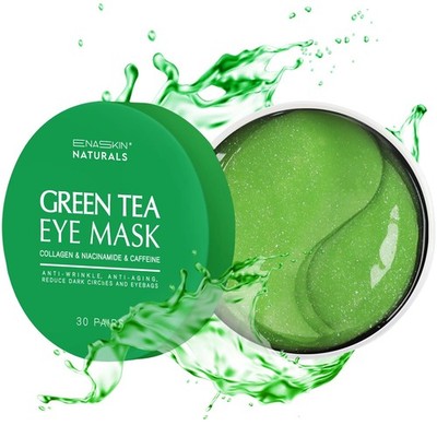 Under Eye Patches for Dark Circles: 30 Pairs 60 Count (Pack of 1), Green Tea