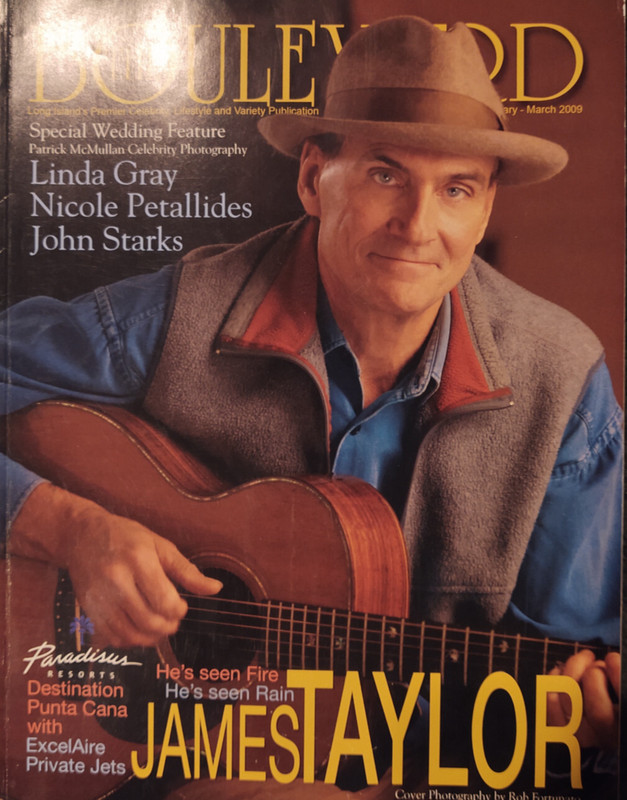 The Boulevard Magazine March 2009 James Taylor Cover Like New