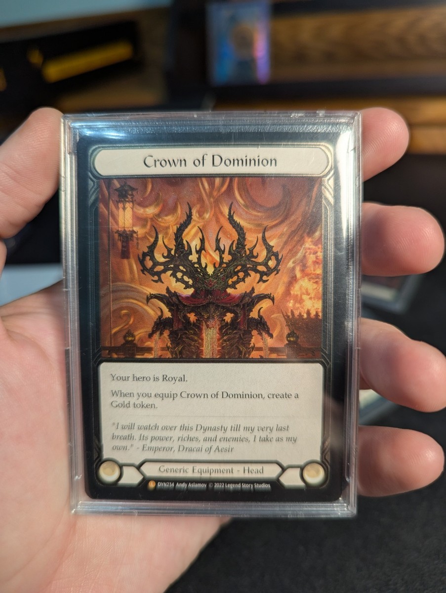 Crown of Dominion - Cold Foil - DYN234 - Flesh and Blood NM