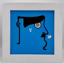 Jabo - "TwHitler" - acrilico e spray su tela - 2017