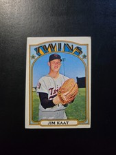 JIM KAAT 1972 TOPPS BASEBALL CARD #709 MINNESOTA TWINS HIGH NUMBER