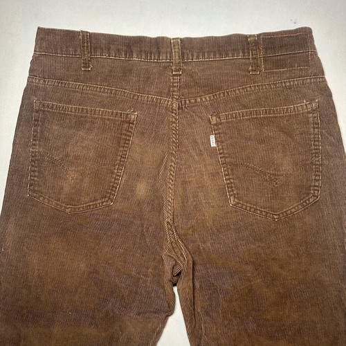 VTG 70s Levis Corduroy 517 Pants Mens 36 Brown Talon Zipper Flared Leg White Tag by Levi's, $64.78 - Photo 11