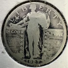 1927 Standing Liberty Quarter 0.25 cent piece