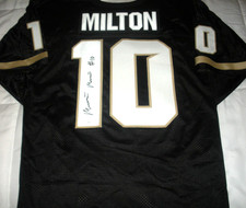 MCKENZIE MILTON UCF GOLDEN KNIGHT JSA/COA SIGNED OFFICIAL LICENSED WILSON JERSEY