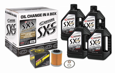 Maxima SXS Fits Can-Am Maverick X3 Oil Change Kit W/full Synthetic 5W40 Engine