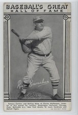 1948 Exhibits Baseball's Great Hall of Fame Roger Bresnahan HOF hg6