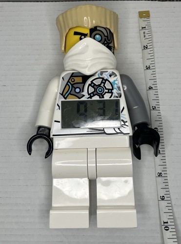 LEGO Ninjago Zane Light Alarm Clock 2014 Rare Tested/Works - Picture 8 of 8