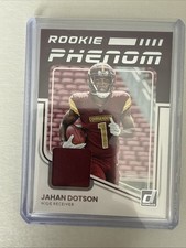 2022 Panini Donruss - Rookie Phenom Jerseys Jahan Dotson #RPJ-10 (MEM, RC)